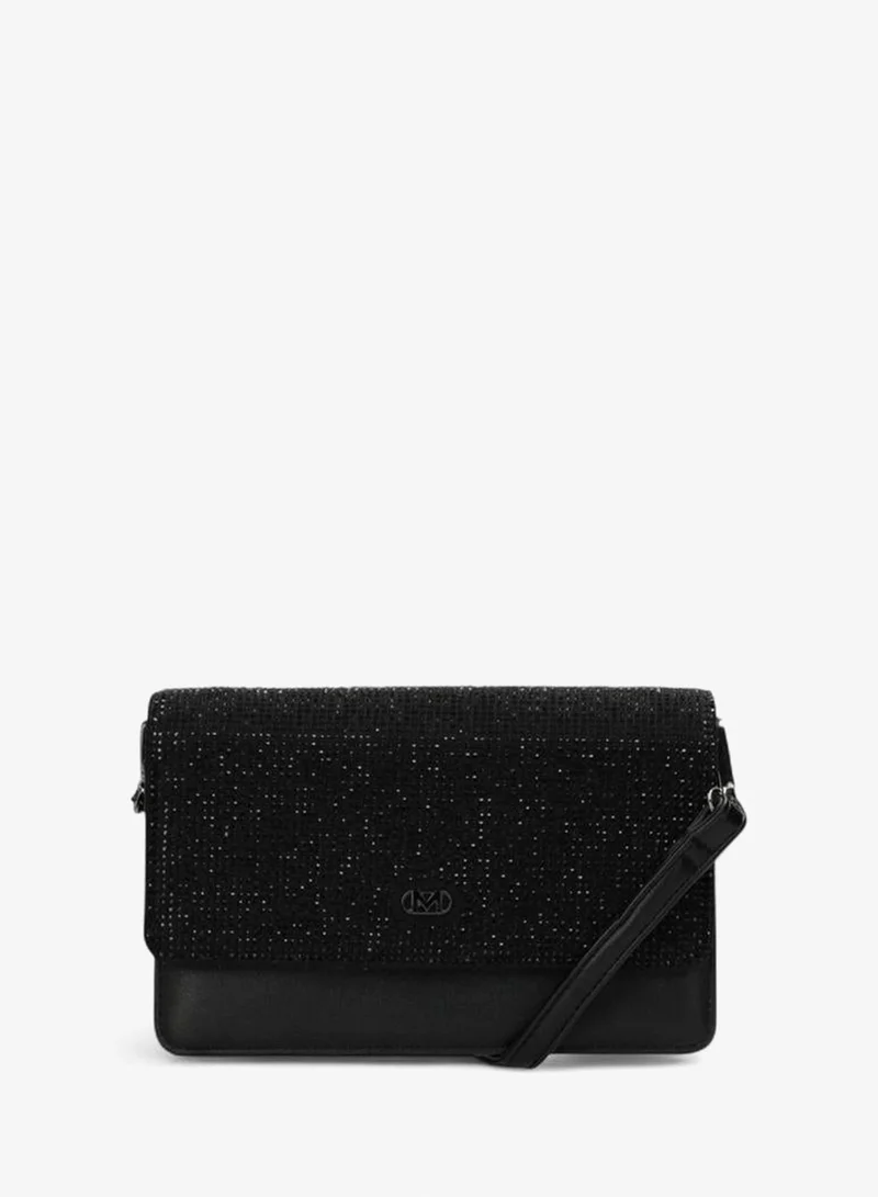 مكس حقيبة كروس بودي مزينة بزر إغلاق