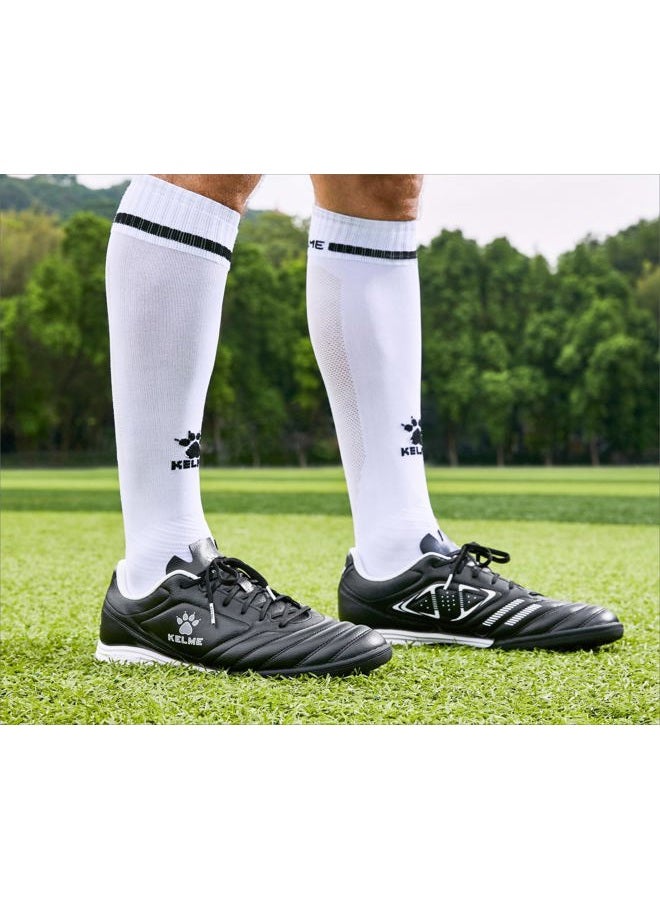 KELME Men Indoor Turf Soccer Shoe, Arch Support Soccer Cleats, Performance Futsal Sneaker, Black, 41 EU - Image 2