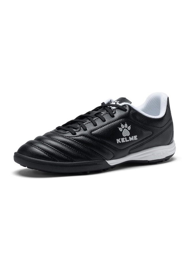 KELME Men Indoor Turf Soccer Shoe, Arch Support Soccer Cleats, Performance Futsal Sneaker, Black, 41 EU - Image 1