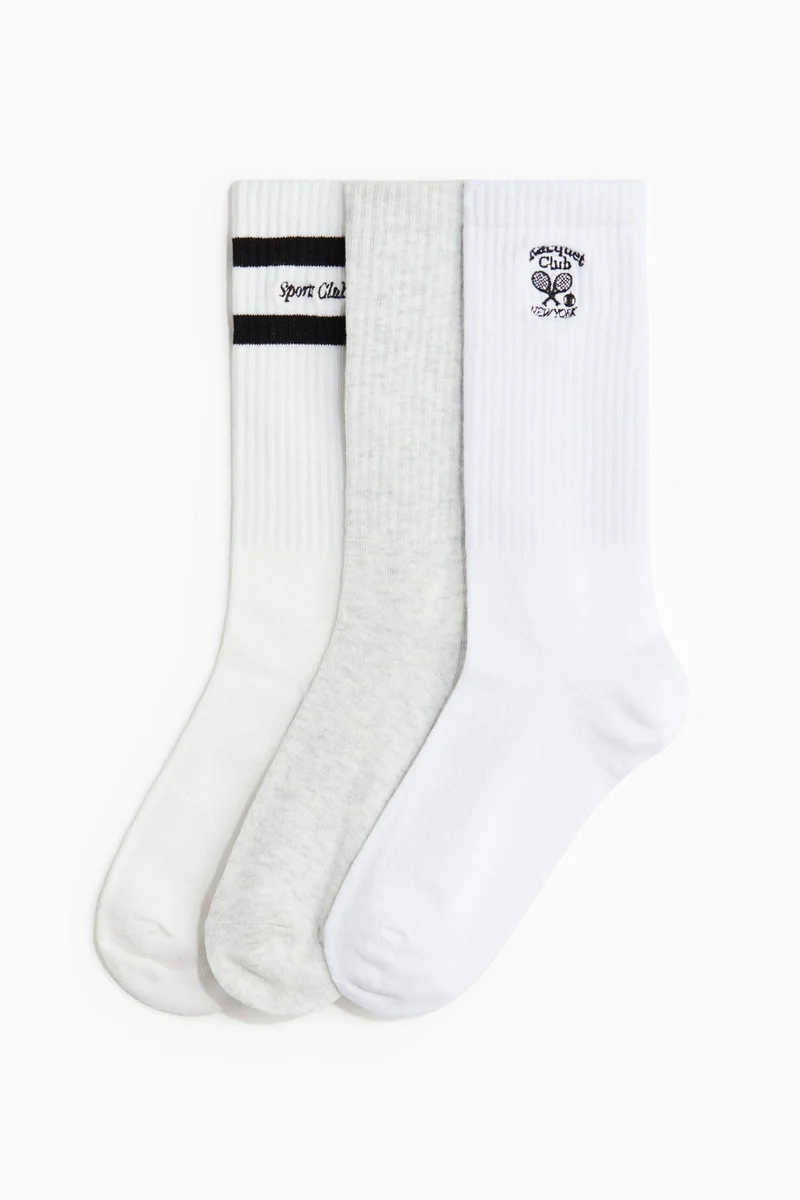 H&M 3-pack socks