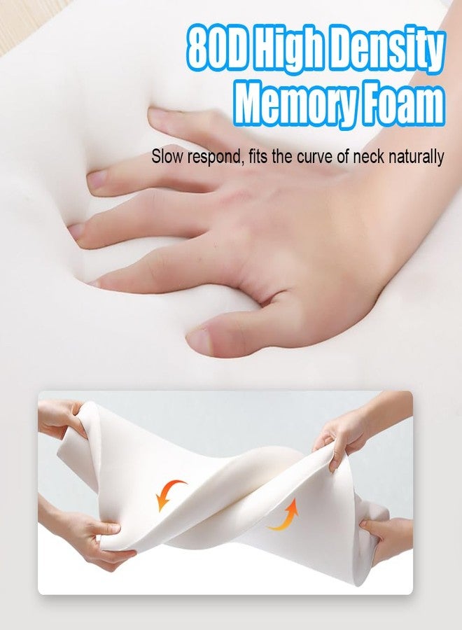 WOOLALA 6CM Ultra Thin Contour Memory Foam Pillow, Thin Pillow for Stomach and Back Sleepers Slim, Low Profile Slim Bed Pillow for Sleeping and Neck Support with Washable Pillow Case - Image 5