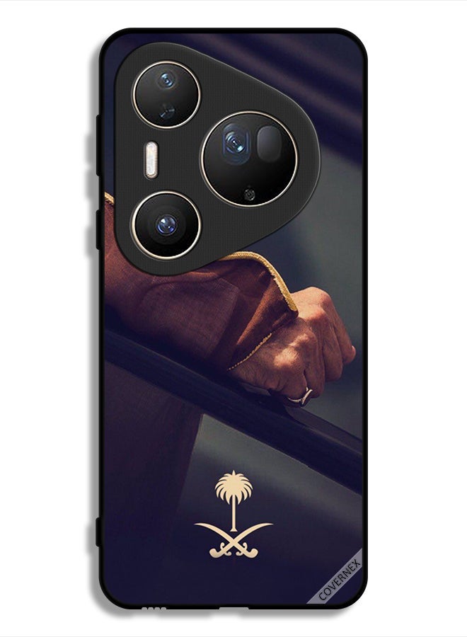 Covernex Huawei Pura 80 Ultra Protective Case Cover Hand & Saudi Arabia National Sign - Image 1