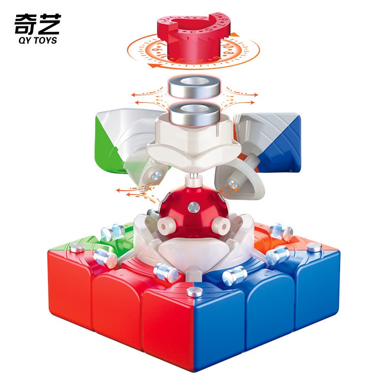 Qiyi M Pro V2 Series Upgrade 234 Level Magnetic Rubik'S Cube Competition Smooth Racing Drill Face Educational Toy - Image 4