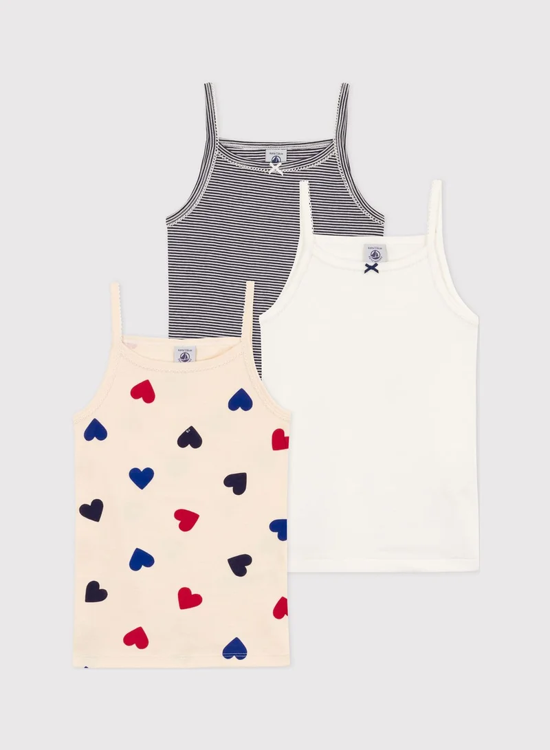 Petit Bateau Kids 3 Pack Assorted Tops