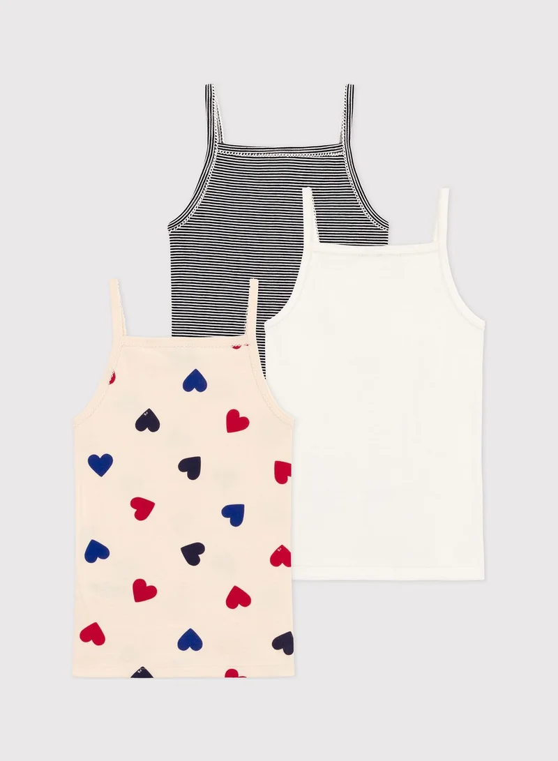 Petit Bateau Kids 3 Pack Assorted Tops