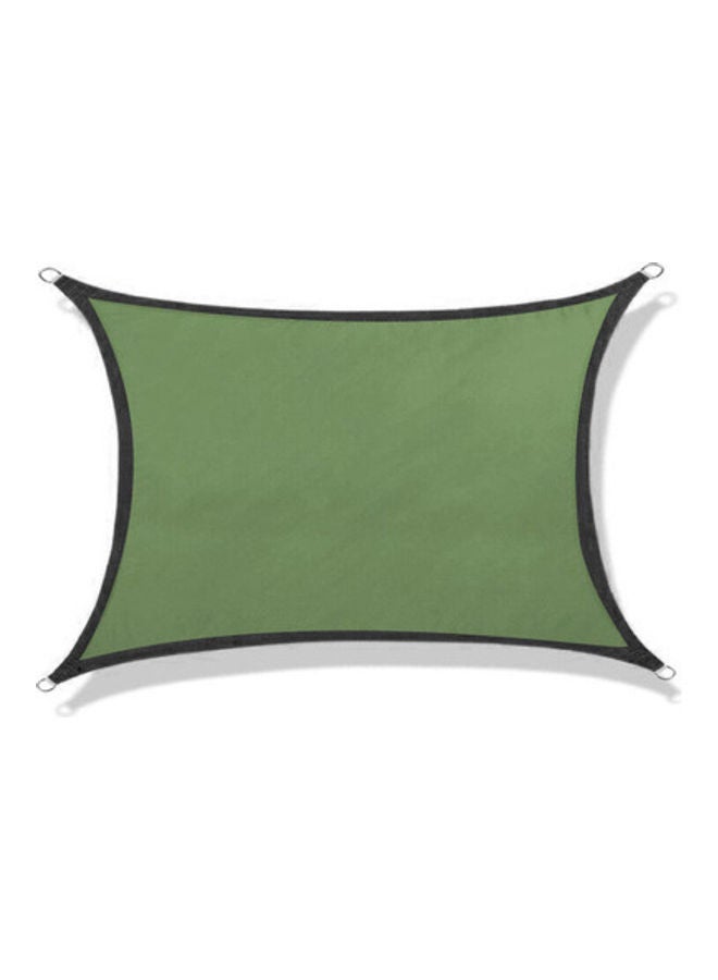 NIBEMINENT Rectangular Outdoor Sun Shade Green - Image 1