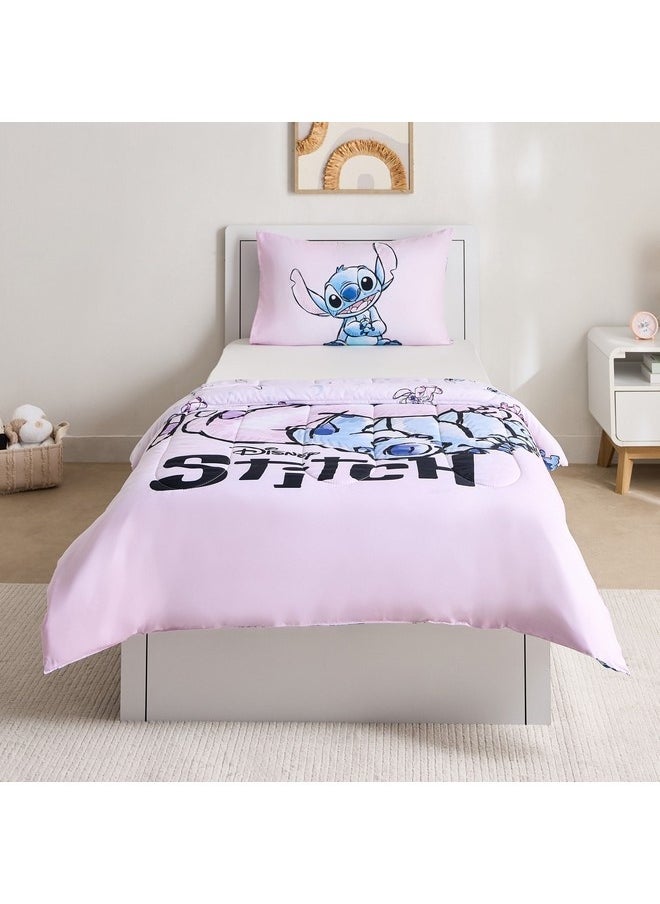 Home Box Stitch 2-Pieces Single Comforter Set 220 x 135 cm  - Image 1