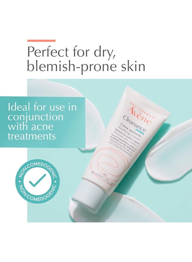 Cleanance Hydra Soothing Cream - Restores Comfort for Dry, Irritated, Blemish-Prone Skin