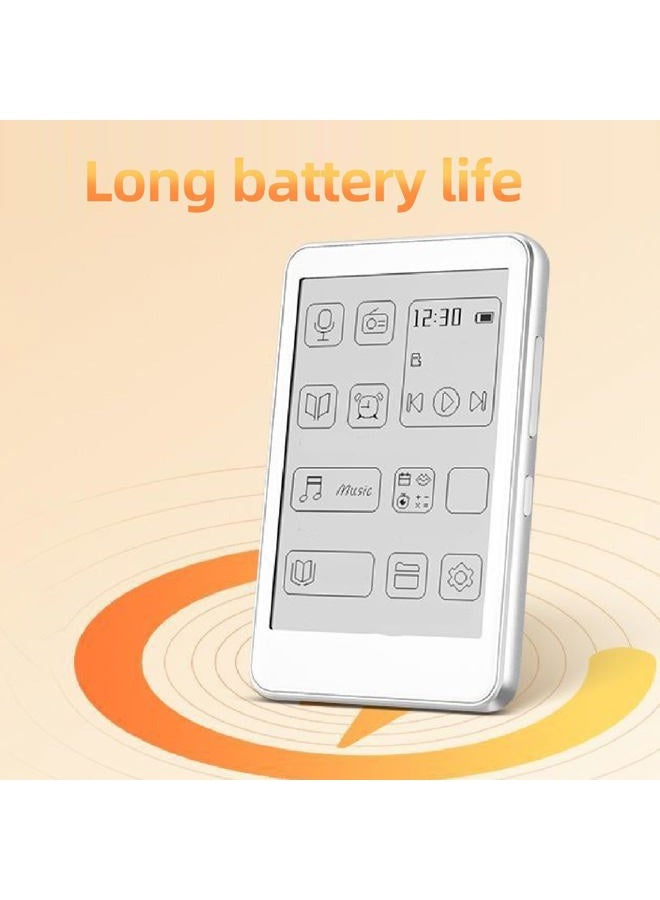 Yoidesu MP3 Player with 2.7in Ink Screen, HiFi Sound, Type C Charging, Electronic Book, BT 5.0, Music Player for Home Outdoor Travel, Supports Expanded Up to 128GB - Image 4