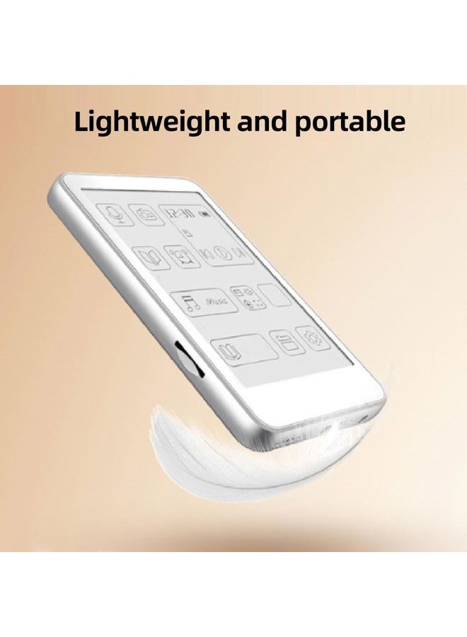 Yoidesu MP3 Player with 2.7in Ink Screen, HiFi Sound, Type C Charging, Electronic Book, BT 5.0, Music Player for Home Outdoor Travel, Supports Expanded Up to 128GB - Image 2