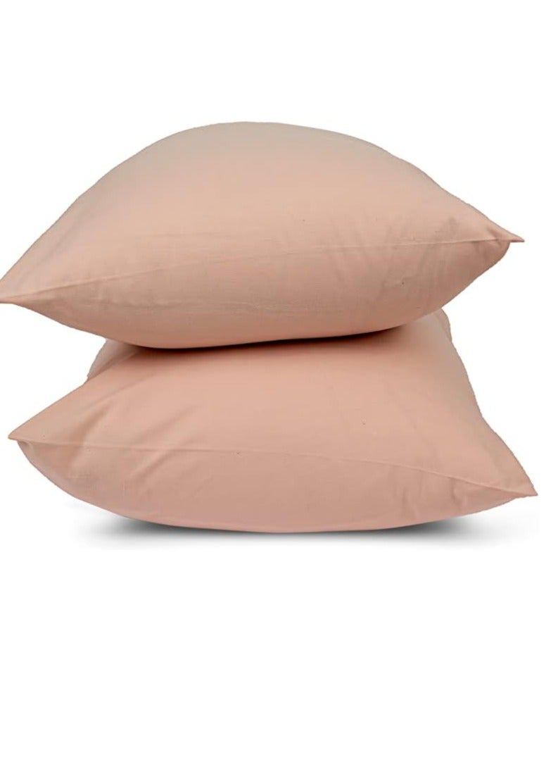 طقم كيس مخدة كتان وقطن مقاس 50*70سم باستال - Image 3