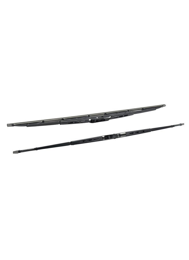EMTC - EMTC Pack of 2 | 16" Inch | EM-405 Metal Wiper Blade Universal Used for more than 98% Cars - Image 1