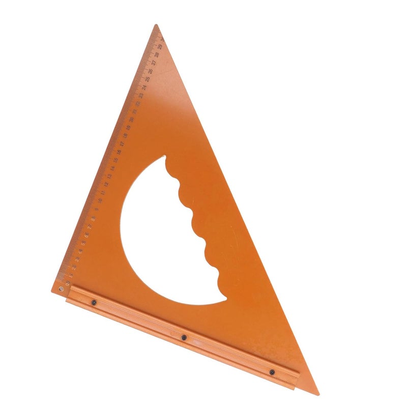 90 Degree Right Angle Ruler 31cm Engineering Plastic for Woodworking Carpenter Crafting Projects - Image 4