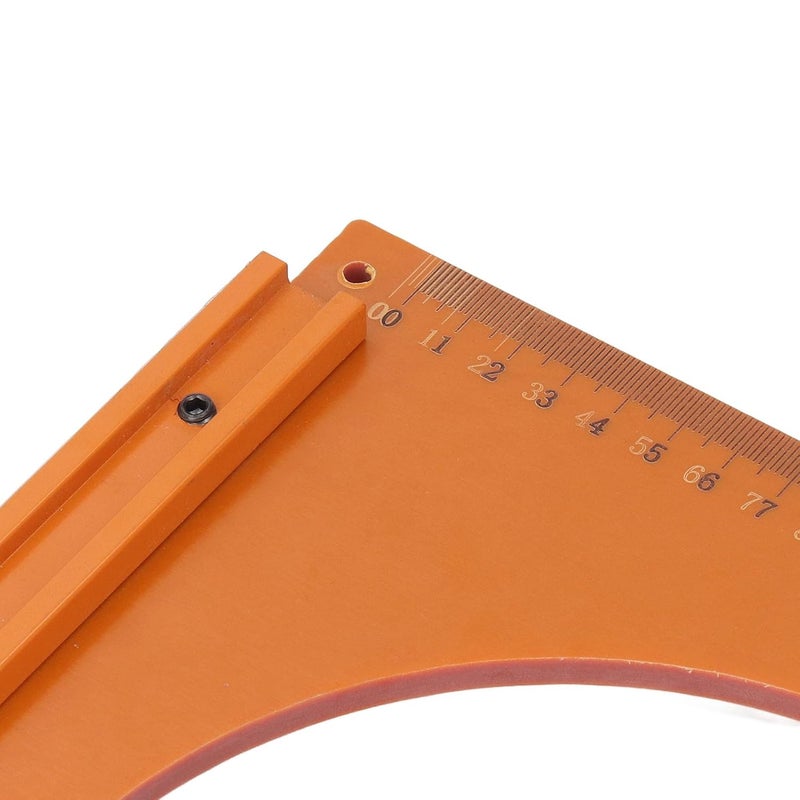 90 Degree Right Angle Ruler 31cm Engineering Plastic for Woodworking Carpenter Crafting Projects - Image 3