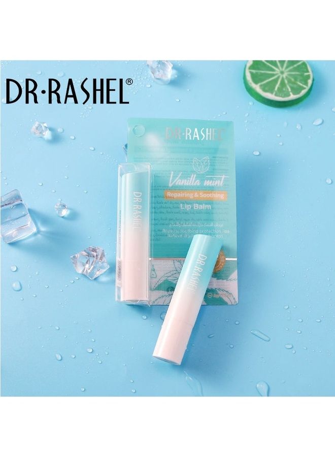 DR. RASHEL Lip Balm Series Repairing & Soothing Lips - Vanilla Mint Clear - Image 3