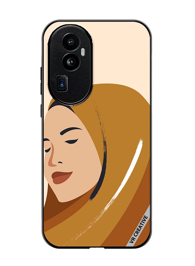 VR CREATIVE Protective Case Cover For Oppo Reno 10 Pro Plus Cartoon Woman Shape Design Multicolour - Image 1