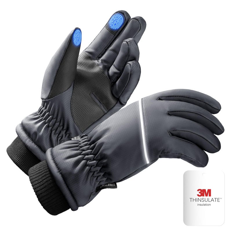 UMEWARM Winter Gloves Men Women Made with 3M Insulation, -20â„‰ GEANI-TEX Waterproof & Windproof Gloves for Cold Weather, Thermal Snow Ski Gloves with Extended Cuffs & Touchscreen Fingers - Image 1