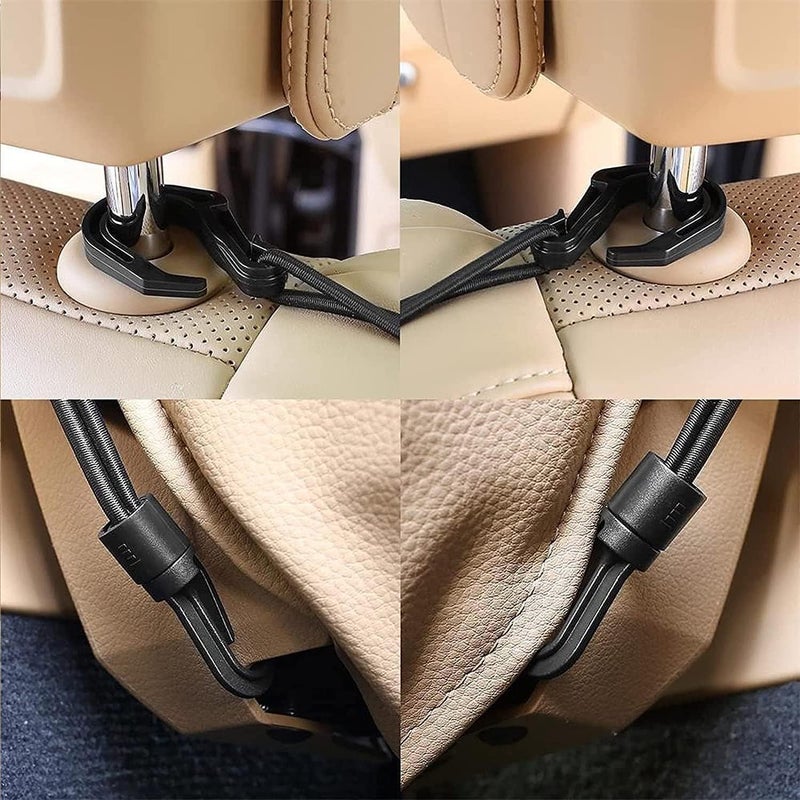 Portible Portibal Dog Net Between Car Seats, Auto Safety Mesh Organizer, Baby Stretchable Storage Bag Universal for Cars, Car Divider for Driving Safely with Children & Pets - Image 4