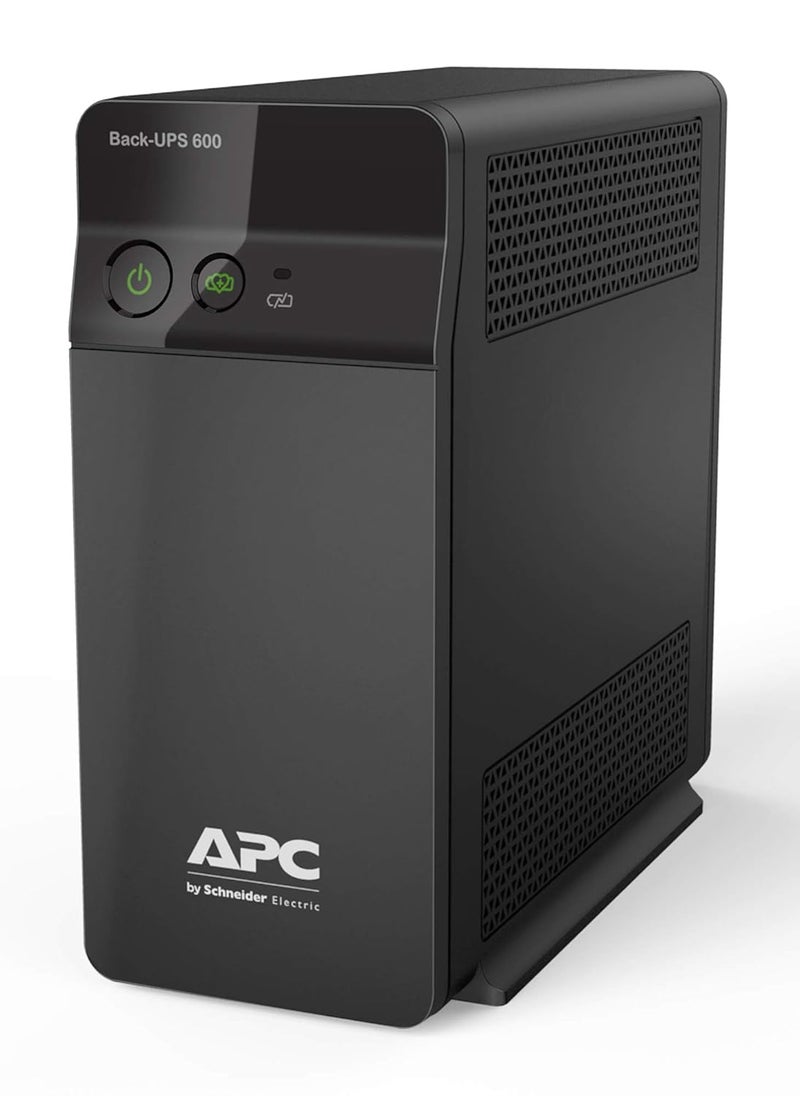 A.P.C. باك-أب BX600C-IN 600VA / 360W، 230V، نظام UPS، مثالي كنسخة احتياطية للطاقة وحماية لمكتب المنزل، الكمبيوتر المكتبي والإلكترونيات المنزلية - Image 3