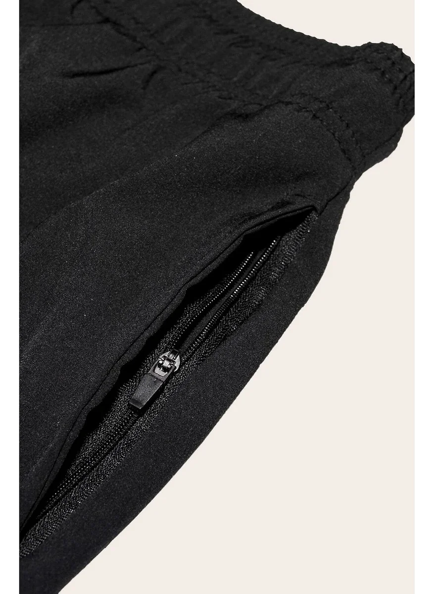 Angelsin Men's Basic Standard Size Swimsuit with Zipper Pocket Swim Shorts
