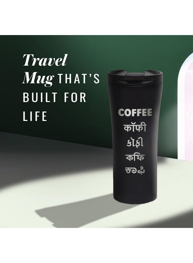 Sleepy Owl Travel Mug | Insulated Coffee Mug with Lid | Spill & Leak Proof | Stainless Steel Tumbler| 6 Hrs Hot & Cold Tea Coffee | 480 ML Sipper Bottle | Suitable for Office and Travelling - Image 2