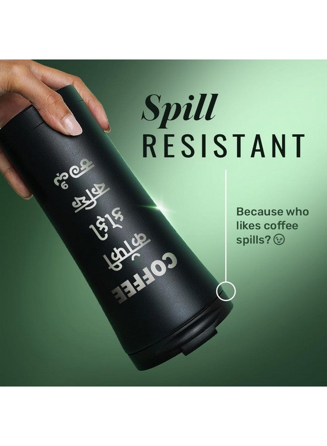 Sleepy Owl Travel Mug | Insulated Coffee Mug with Lid | Spill & Leak Proof | Stainless Steel Tumbler| 6 Hrs Hot & Cold Tea Coffee | 480 ML Sipper Bottle | Suitable for Office and Travelling - Image 5
