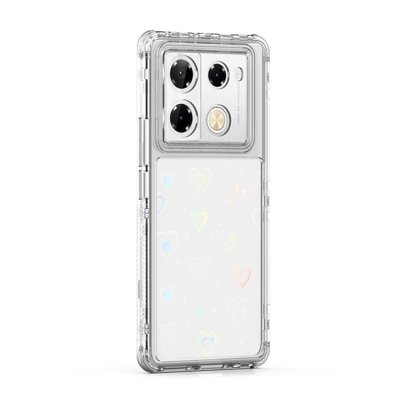 إيروريكس جراب هاتف شفاف من ورق الأكريليك بالليزر لهاتف Infinix GT 20 Pro / Note 40 4G( ) - Image 2