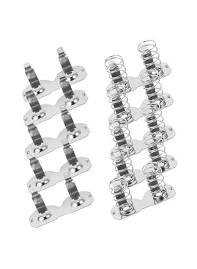 Generic 10 Sets Flexible Battery Spring Contact Plates Conversion ...