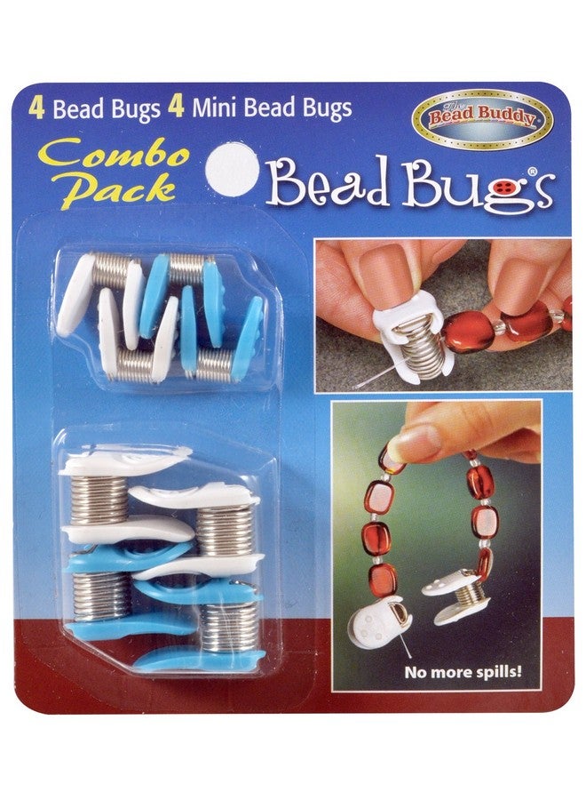 Bead Buddy 8 Piece Bead Bug Combo Pack Spring Clamps For Beading And Jewelry Making 8 Spring Clamps Per Package - Image 1