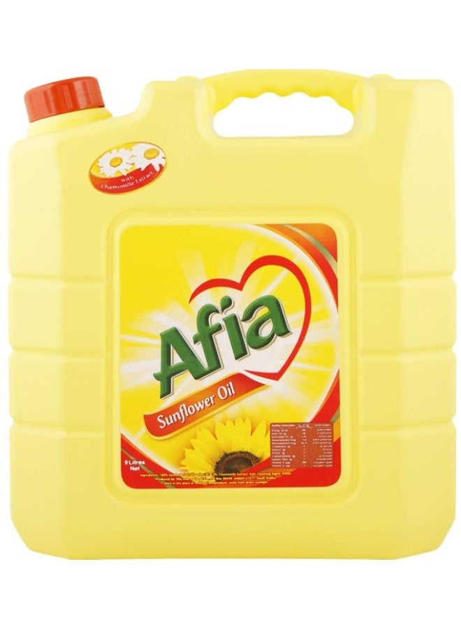عافية زيت دوار الشمس من أفيا 9 لتر - Image 1