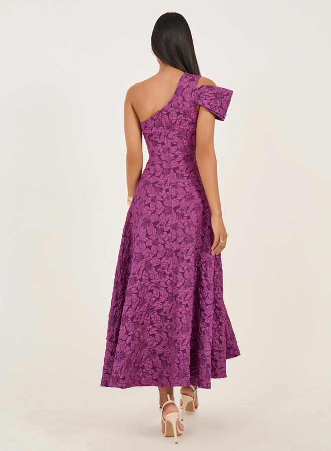 Styli Floral Jacquard Dress  - Image 5