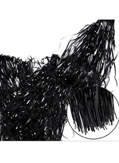 Generic 3.2ft x 6.6ft  Metallic Tinsel Foil Fringe Curtains Photo Booth Props for Birthday Wedding Engagement Bridal Shower Baby Shower Bachelorette Holiday Celebration Party Decorations  - Image 3