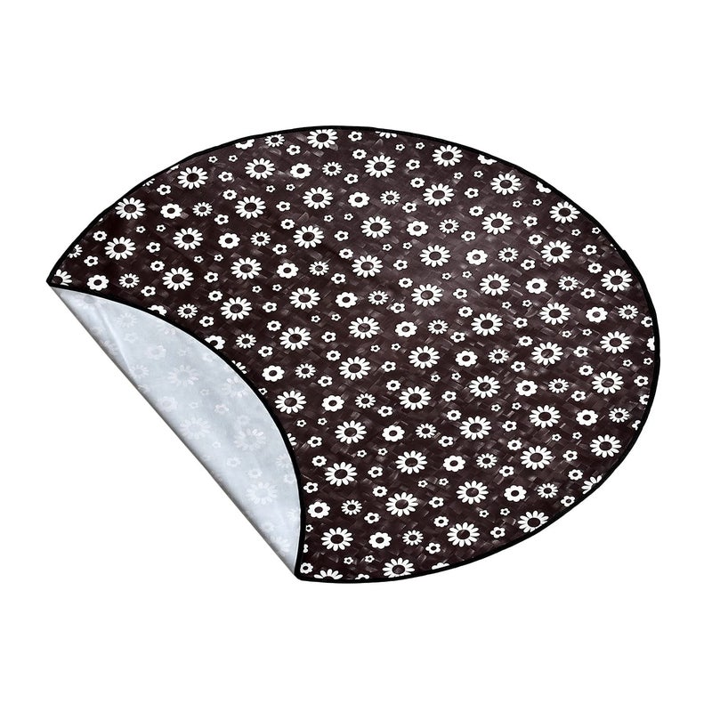 Khushimit® Water Resistant Baby Bed Sheet Protector || Baby Enjoy Food on Bed with Playing || Baby Playing Sheet || Picnic Mat for Baby with Stain Resistant || Size- 36 * 36 Inch || (Design-KM1003) - Image 2