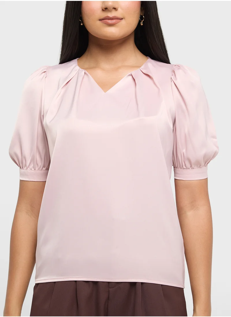 ELLA Puff Sleeve Top