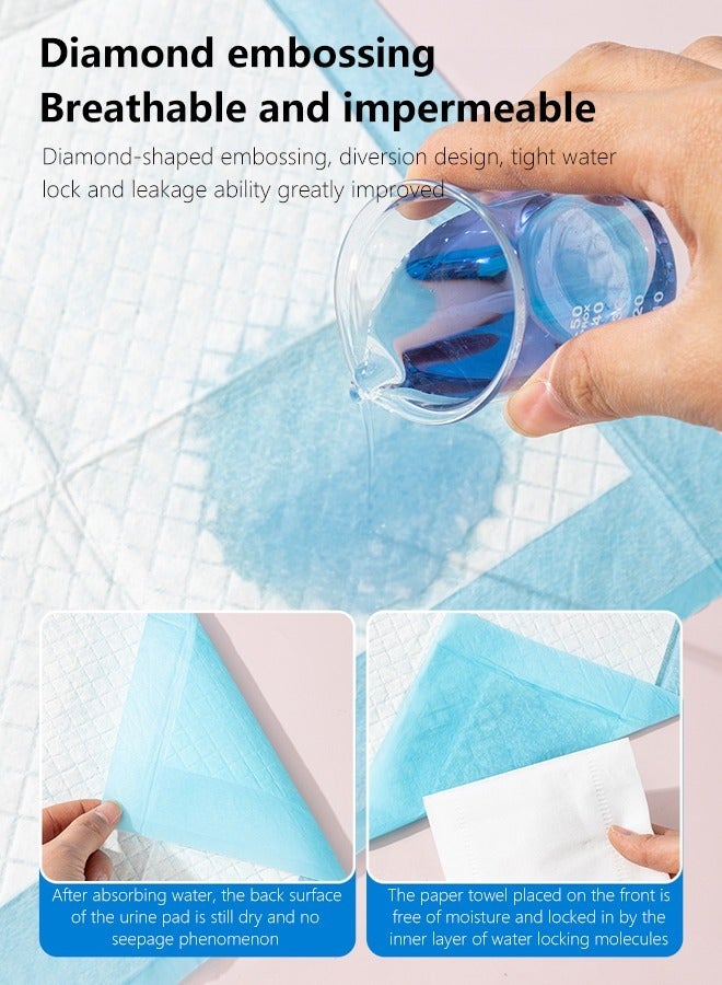 وسادة بول سميكة قابلة للاستعمال مرة واحدة ماصة سريعة الجفاف مضادة للتسرب لتدريب الجراء على استخدام المرحاض 45×60 سم 50 قطعة - Image 4