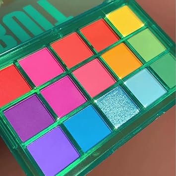 KARLOR 15 Colors Eyeshadow Palette Green Blue Purple Eye shadow Spring Matte shimmer colorful Eyeshadow glitter longlasting Well Pigmented green Eye Shadow Pallets for women - Image 1