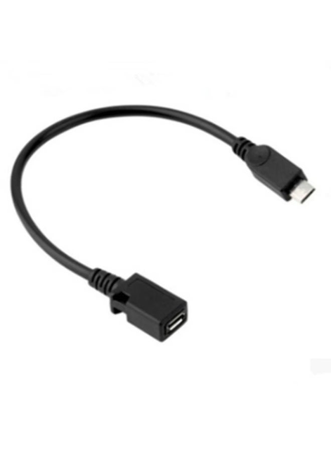 Micro Extension Line Micro5P Revolution Female Micro Extension Line Android Data Extension Line V8 Test Line-Color:Black  - Image 4