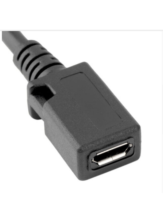 Micro Extension Line Micro5P Revolution Female Micro Extension Line Android Data Extension Line V8 Test Line-Color:Black  - Image 5