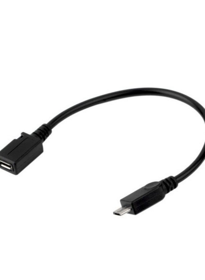 Micro Extension Line Micro5P Revolution Female Micro Extension Line Android Data Extension Line V8 Test Line-Color:Black  - Image 2