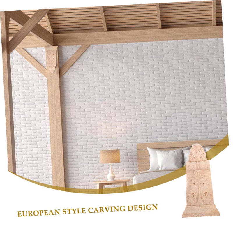 Carved Wooden Corbels for Walls and Corners European Style Support Brackets Rustic Decor - Image 5