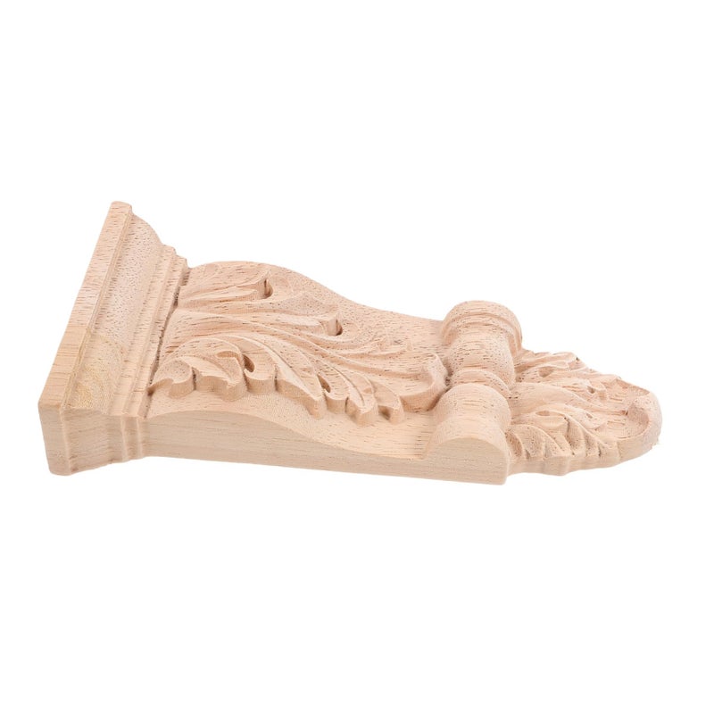 Carved Wooden Corbels for Walls and Corners European Style Support Brackets Rustic Decor - Image 2