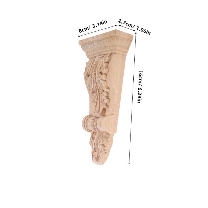 Carved Wooden Corbels for Walls and Corners European Style Support Brackets Rustic Decor - Image 3