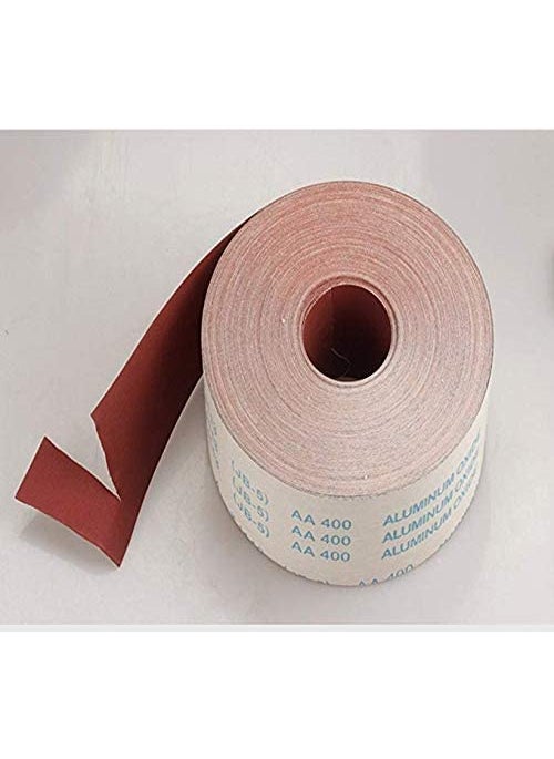 SARRAH Sarrah EXCLUSIVE 5 Meter Emery Cloth Roll 80 100 150 220 320 Grit 4Inch Wide Sand Paper Sturdy Grinding Polishing Wood Working Walls Automotive  - Image 3