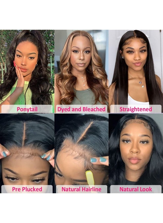 Hedy Body Wave Lace Front Wigs Human Hair Pre Plucked With Baby Hair Glueless 180% Density 10A Lace Closure Wigs For Black Women Natural Color 22 Inch - Image 5