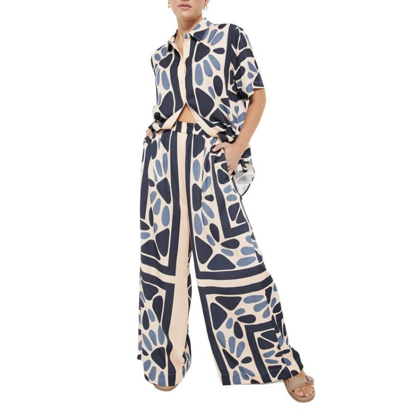 Women's Casual Printed Two-Piece Set - Image 5