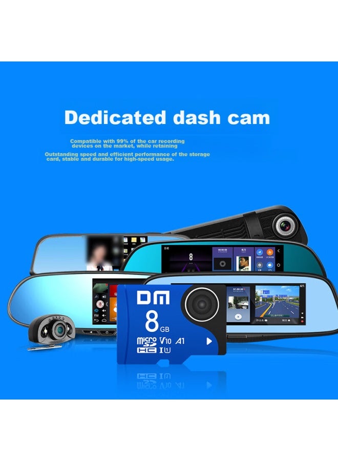 Dm Daimai 8gb Tf Memory Card, Blue Card, C10, Dedicated Memory Card For Dash Cam, Compatible With Xiaomi 360, Lingdu, Doudoupai - Image 2