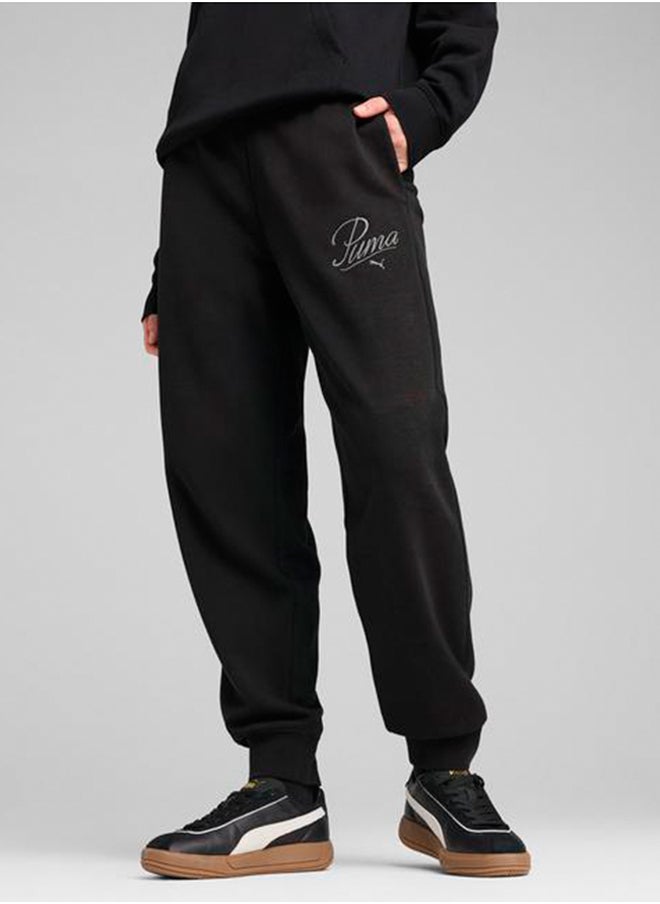 PUMA - Essential Script Comfort Sweatpants - Image 1