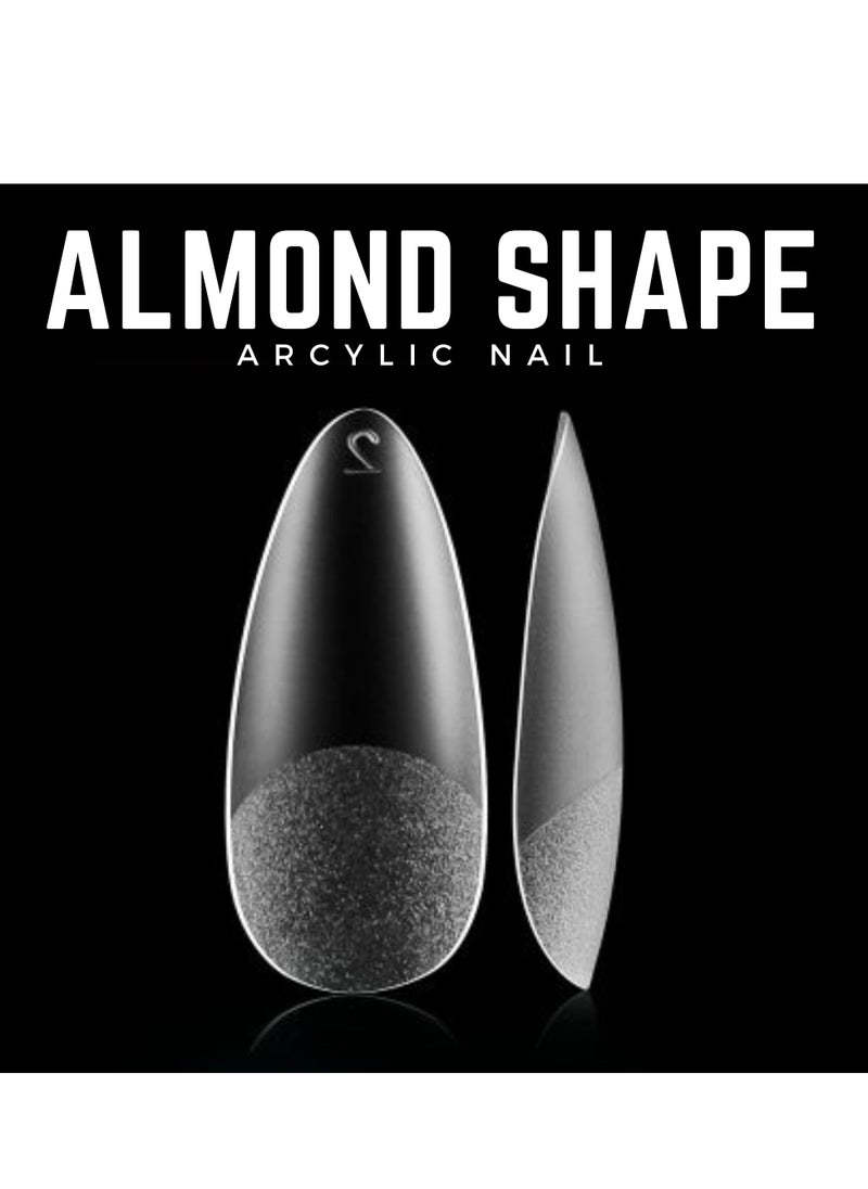 GLOBAL FASHION Almond-Shape Gel Tips | 504 Pieces |  Global Fashion Professional  - Image 3
