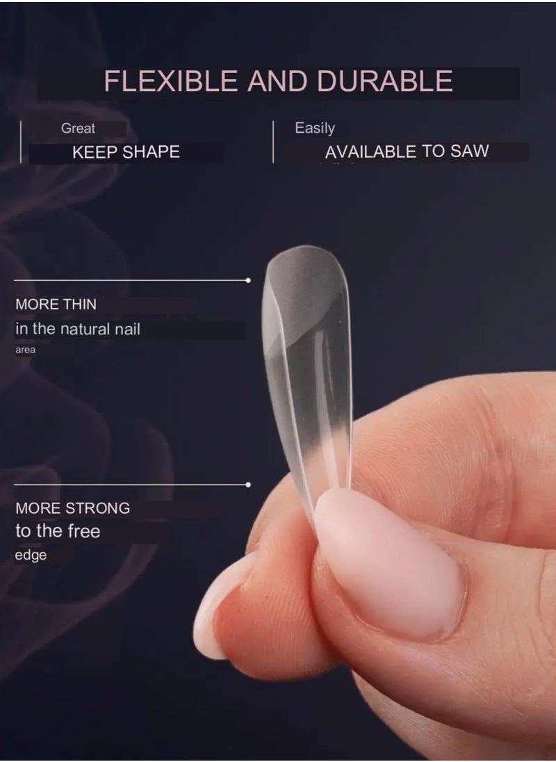 GLOBAL FASHION Almond-Shape Gel Tips | 504 Pieces |  Global Fashion Professional  - Image 4