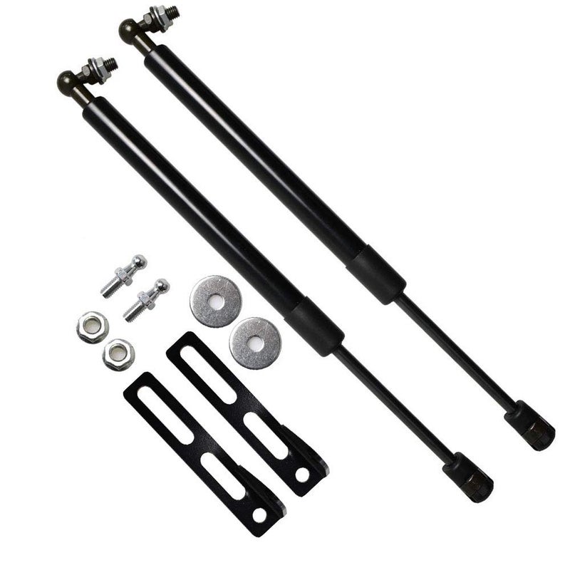 KUNSYOUKIM Lift Supports for Toyota RAV4 (XA40) 2012-2018 Front Bonnet Hood Gas Charged Shock Dampers (2 PCS) - Normal Black - Image 1